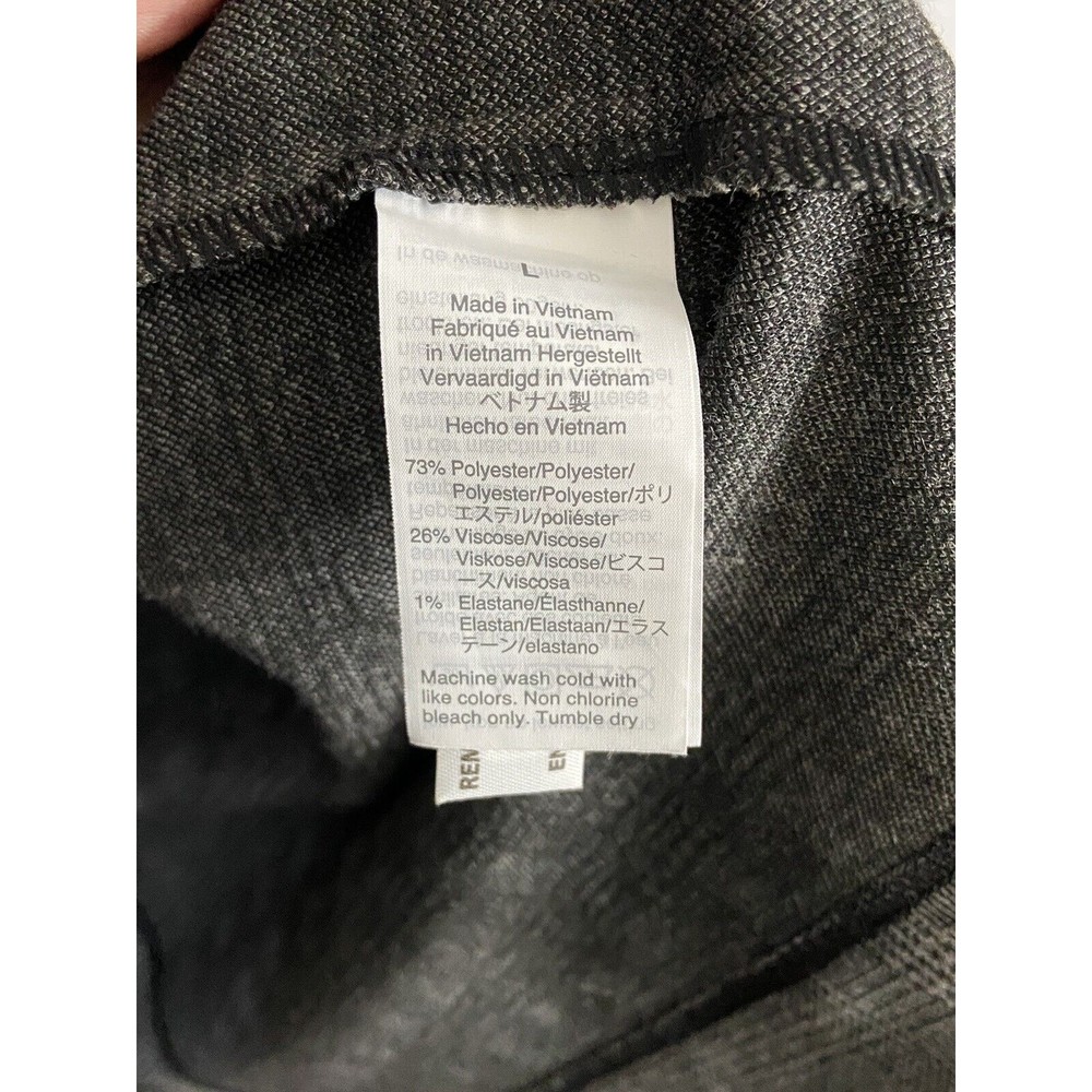 Madewell Blazer Oversized Jacket Knit Glen Plaid Black Gray Women's Size L - Picture 7 of 8